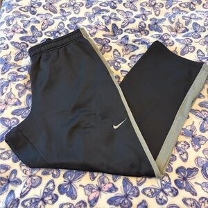 Nike  Black Joggers with Gray Trim